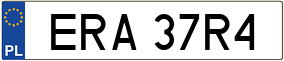 Truck License Plate